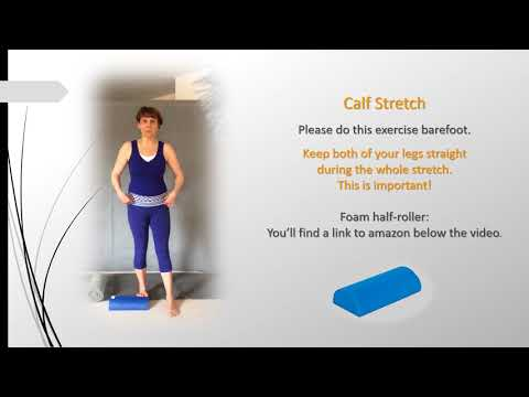 Foam Roller – Short Half Round (30cm (L) x 7.5cm (D), Balance Pad