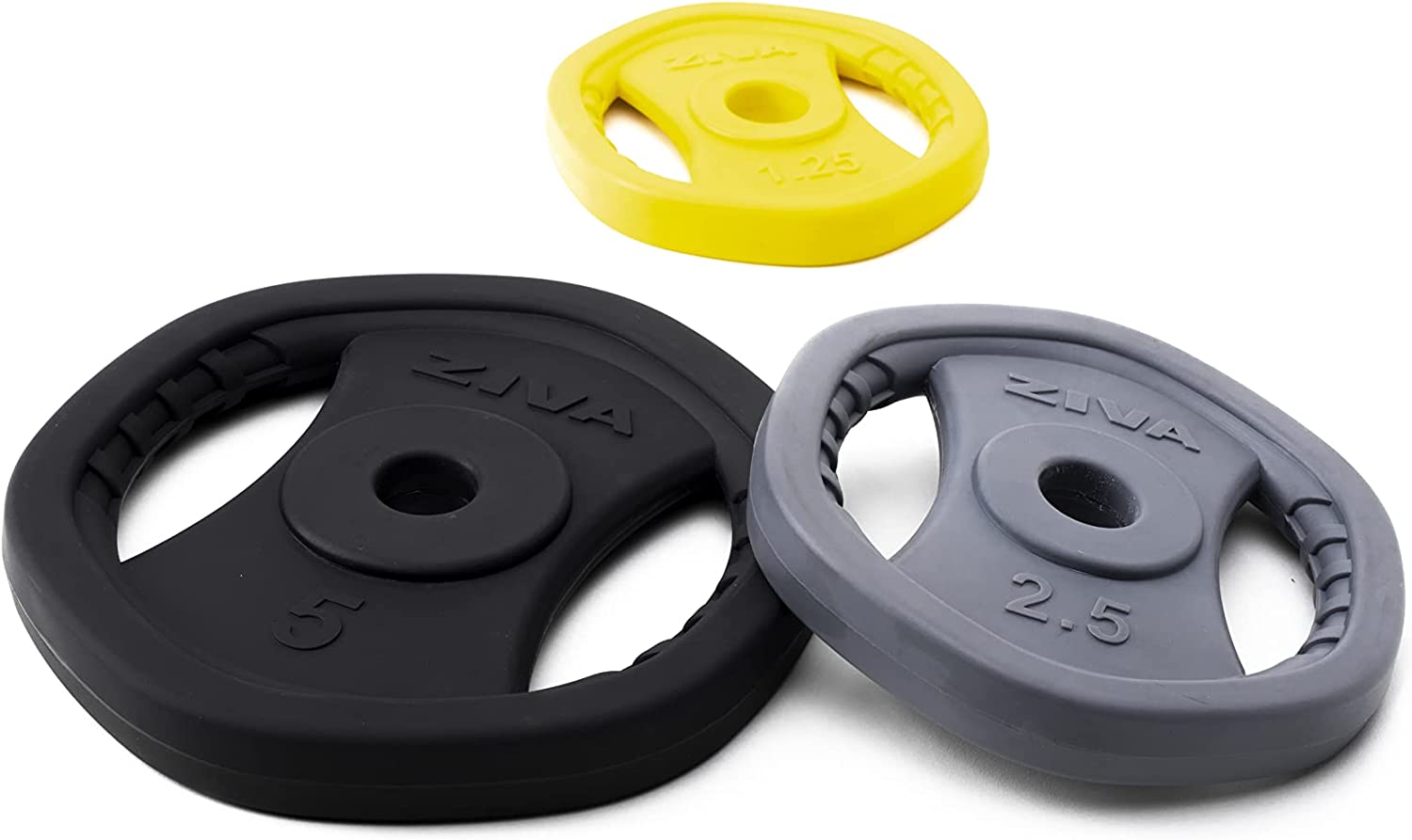 ZIVA ZVO PREMIUM RUBBER HEX STUDIO BARBELL PUMP SET