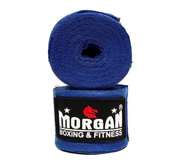 MORGAN COTTON BOXING HAND WRAPS 180" - 4m long (PAIR) - Musclemania Fitness MegaStore