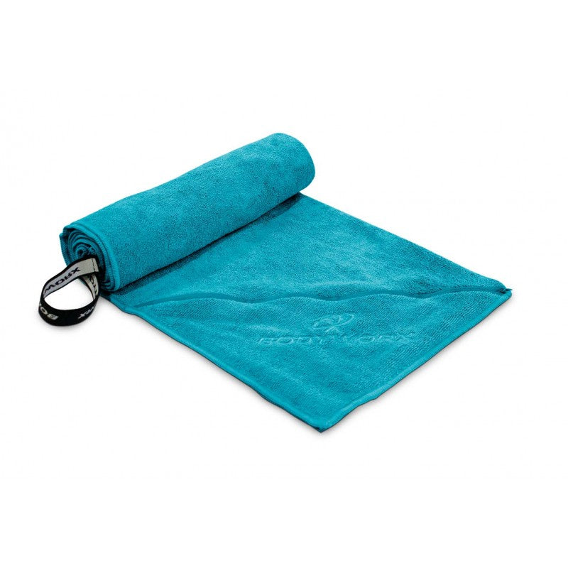 Zipped Gym Towel Aqua