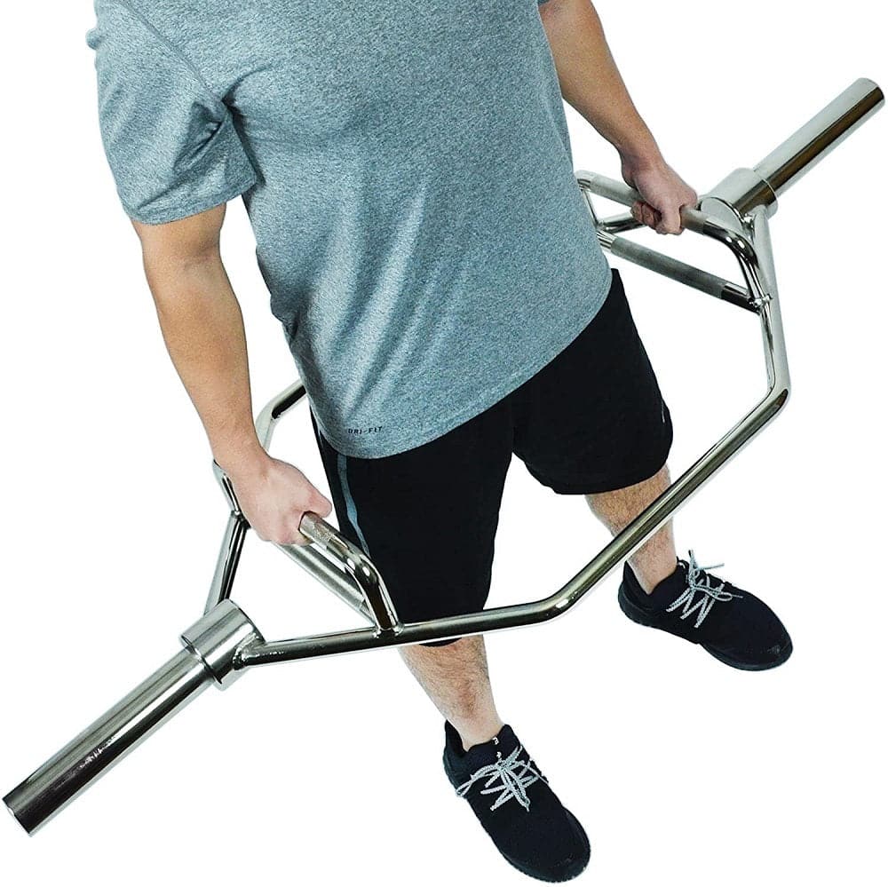SPECIAL:  MORGAN CHROME HEX-TRAP BAR - 56" - 450kg Capacity