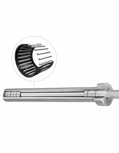 SPARTAN100 7FT 20KG OLYMPIC BARBELL (CHROME) WITH SPRING COLLARS