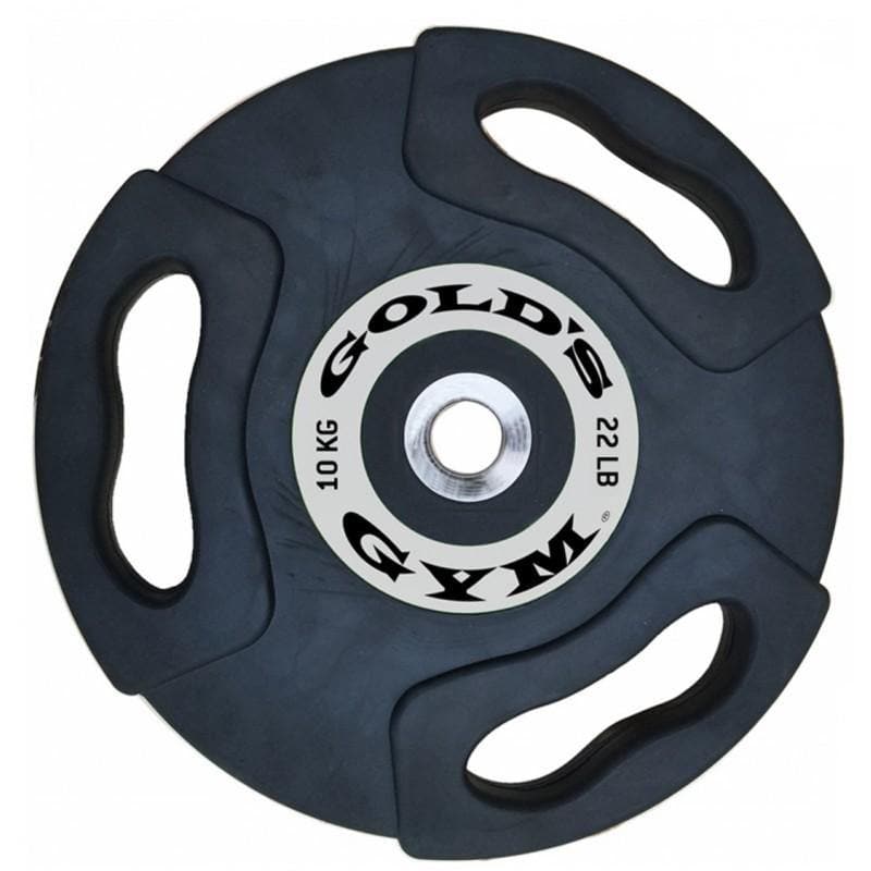 GOLD'S GYM PREMIUM OLYMPIC RUBBER GRIP WEIGHT PLATES - Musclemania Fitness MegaStore