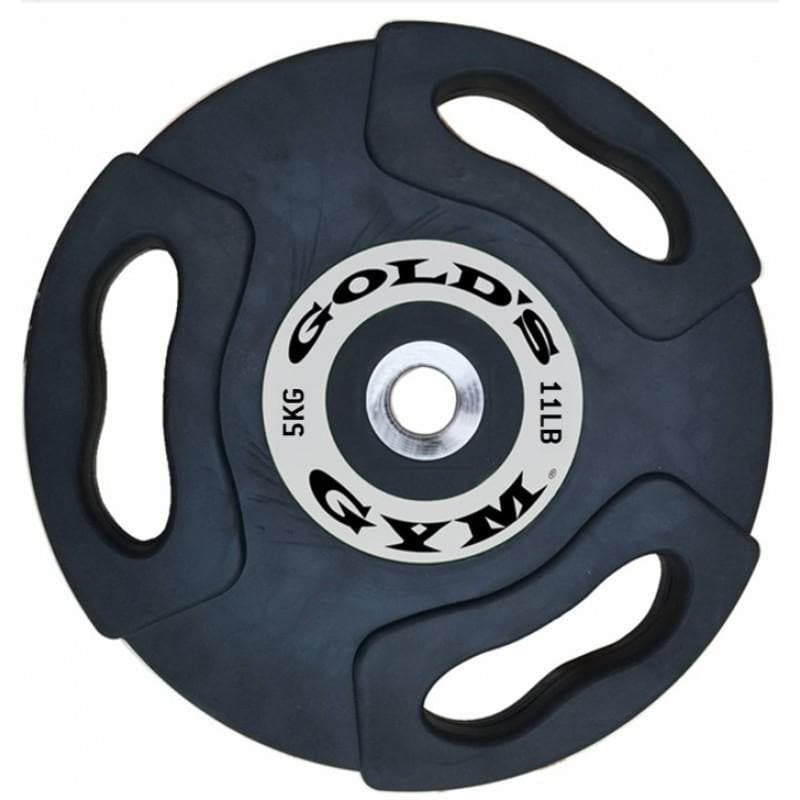 GOLD'S GYM PREMIUM OLYMPIC RUBBER GRIP WEIGHT PLATES - Musclemania Fitness MegaStore