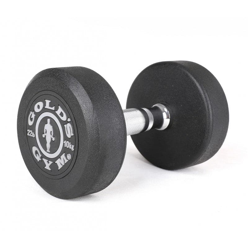 CLEARANCE: GOLD'S GYM PREMIUM RUBBER DUMBBELLS, Sold in Pairs