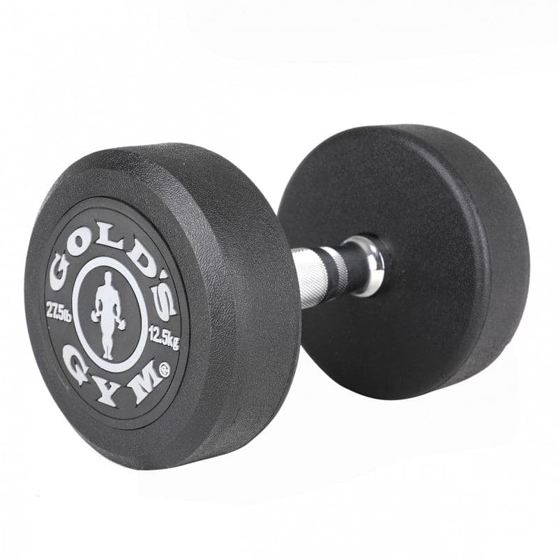 CLEARANCE: GOLD'S GYM PREMIUM RUBBER DUMBBELLS, Sold in Pairs