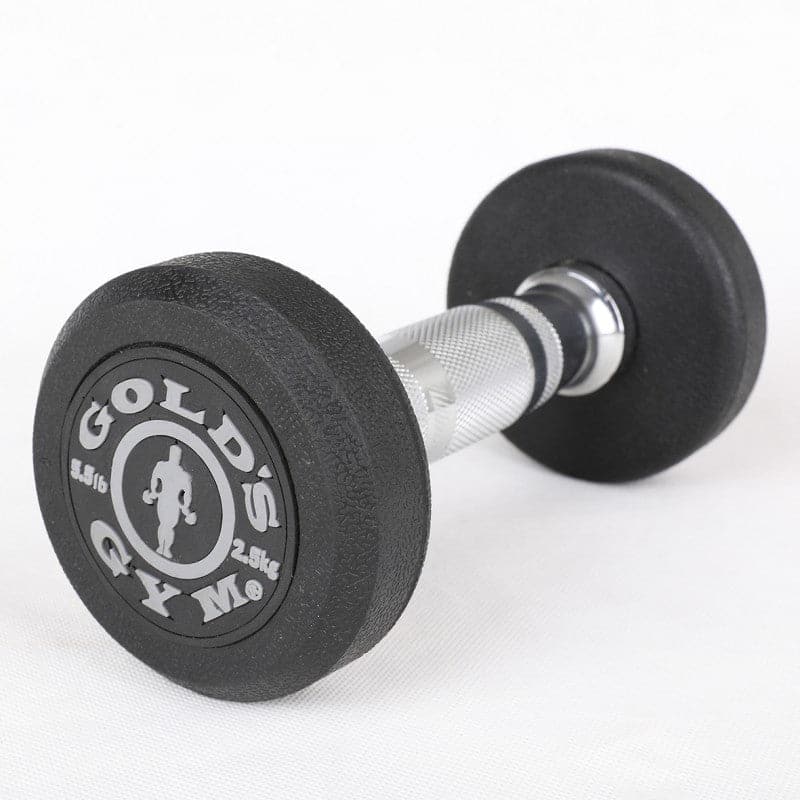 CLEARANCE: GOLD'S GYM PREMIUM RUBBER DUMBBELLS, Sold in Pairs