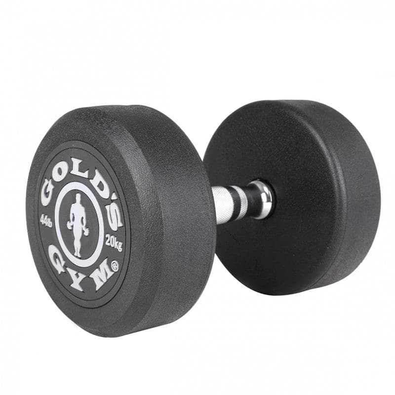 GOLD'S GYM PREMIUM RUBBER DUMBBELLS, Sold in Pairs