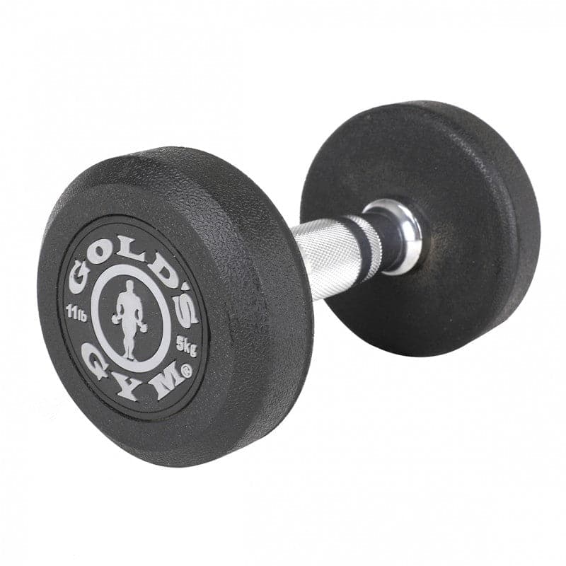 GOLD'S GYM PREMIUM RUBBER DUMBBELLS, Sold in Pairs