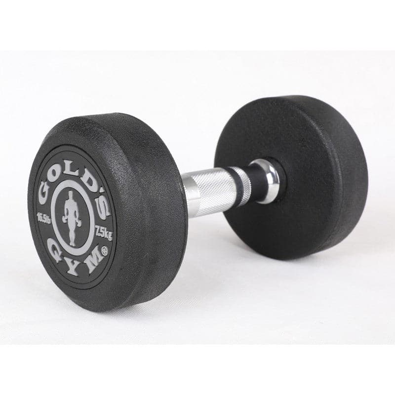 CLEARANCE: GOLD'S GYM PREMIUM RUBBER DUMBBELLS, Sold in Pairs
