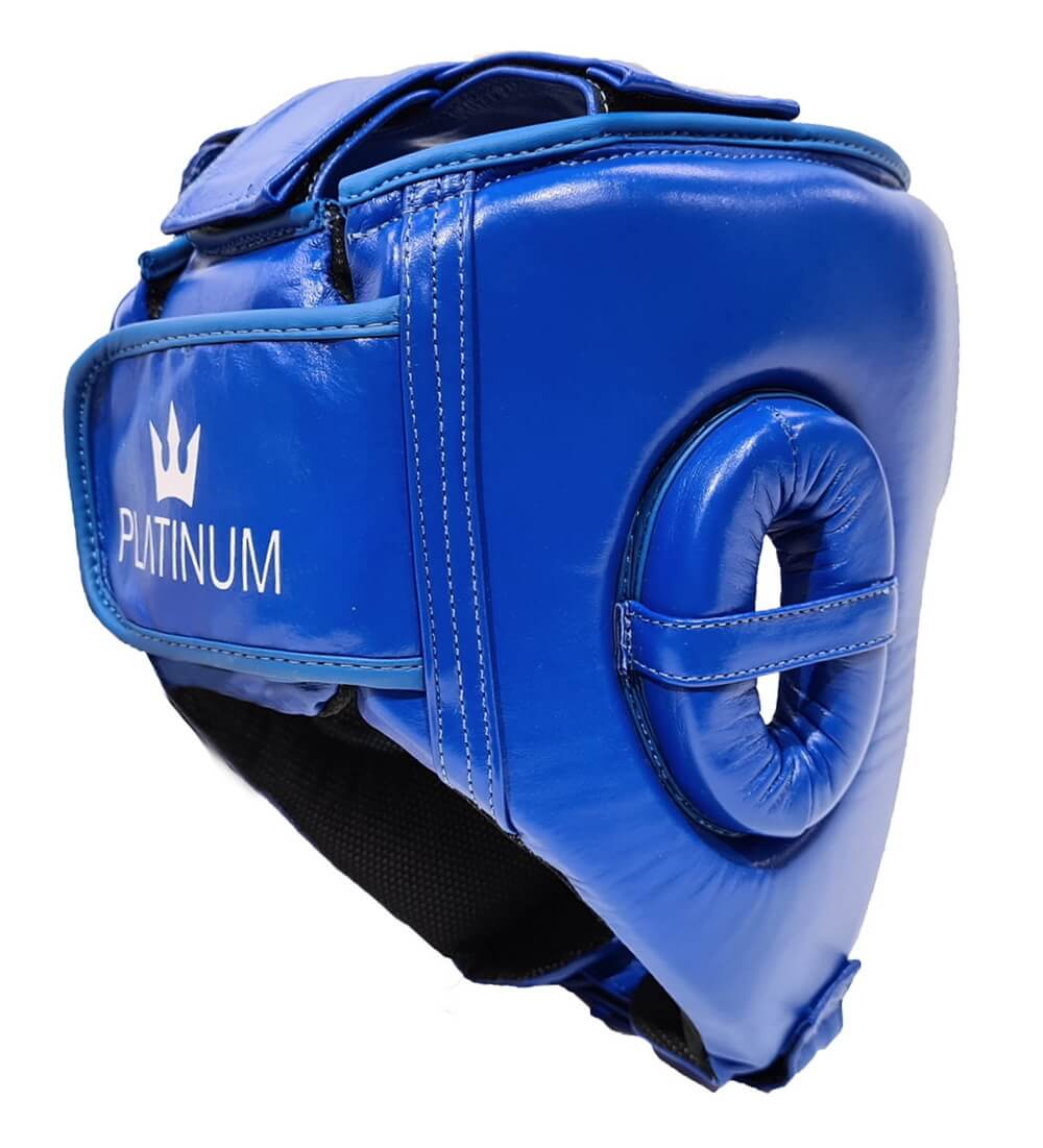 Morgan Platinum Open Face Leather Head Guard