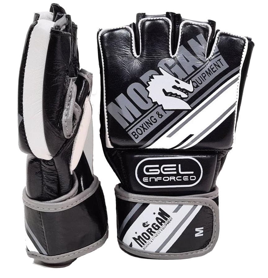 MORGAN AVENTUS GEL MMA HYBRID LEATHER BAG GLOVES