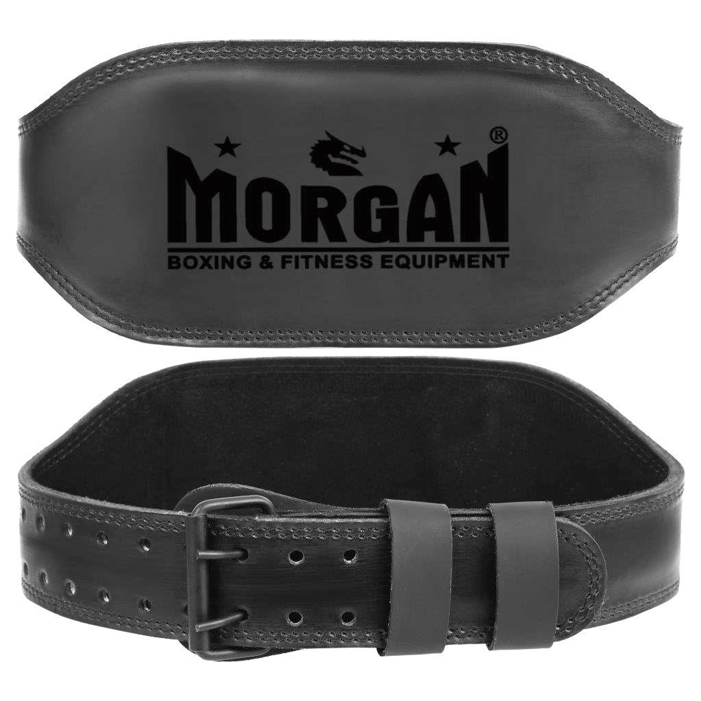Morgan B2 Bomber 6" Leather Weight Lifting Belt