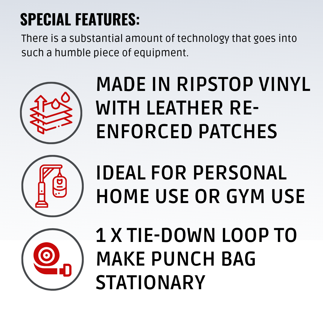 Morgan FILLED Endurance Pro XL 50kg Foam-Lined Heavy Punch Bag - 5FT (read description)