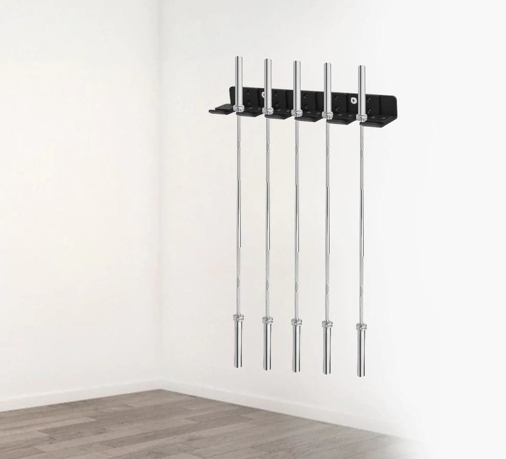 VERTICAL BARBELL WALL MOUNT FOR 5 BARS