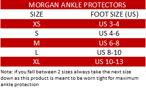 MORGAN ANKLE PROTECTORS (PAIR) - Musclemania Fitness MegaStore
