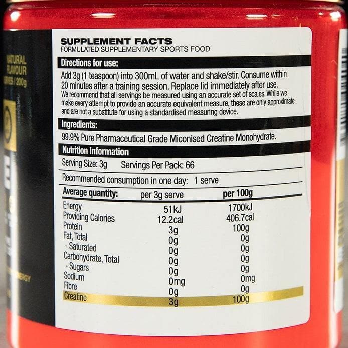 BSC Pure Creatine - Musclemania Fitness MegaStore