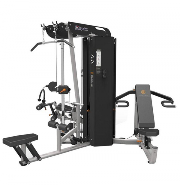 Impulse Commercial Studio ES3000 Dual Pin-Loaded Studio 3-Station Gym