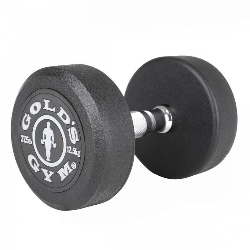 GOLD'S GYM PREMIUM RUBBER DUMBBELLS, Sold in Pairs - Musclemania Fitness MegaStore