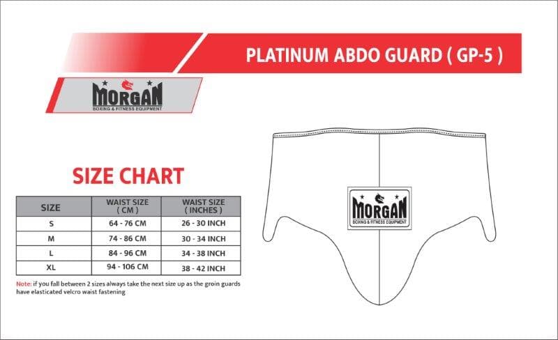 Morgan Platinum Leather Abdo Guard