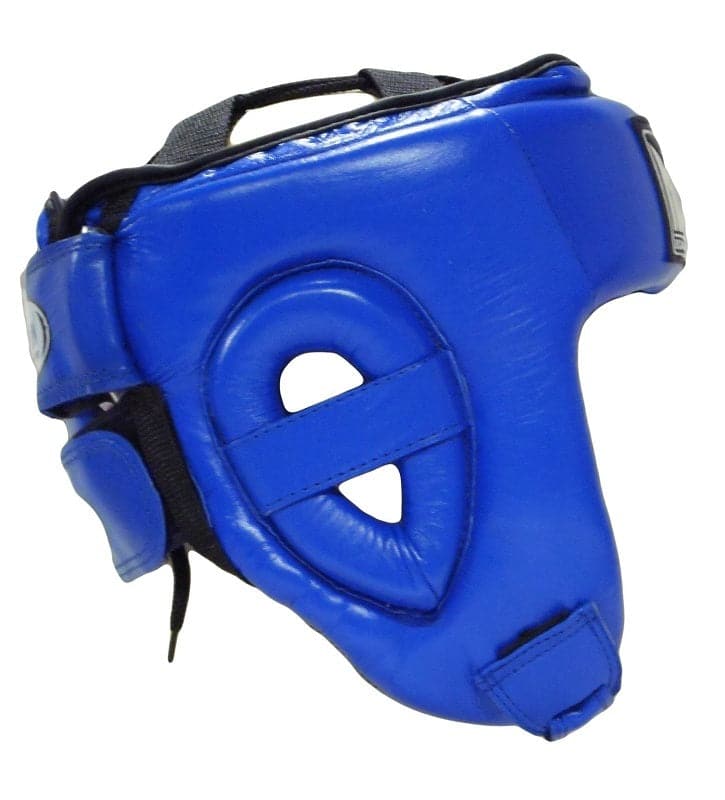 Morgan Platinum Open Face Leather Head Guard