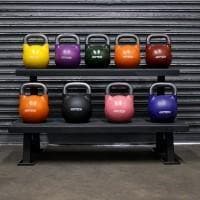 Bodyworx 7493KBR 2 Tier Kettlebell Rack - Musclemania Fitness MegaStore