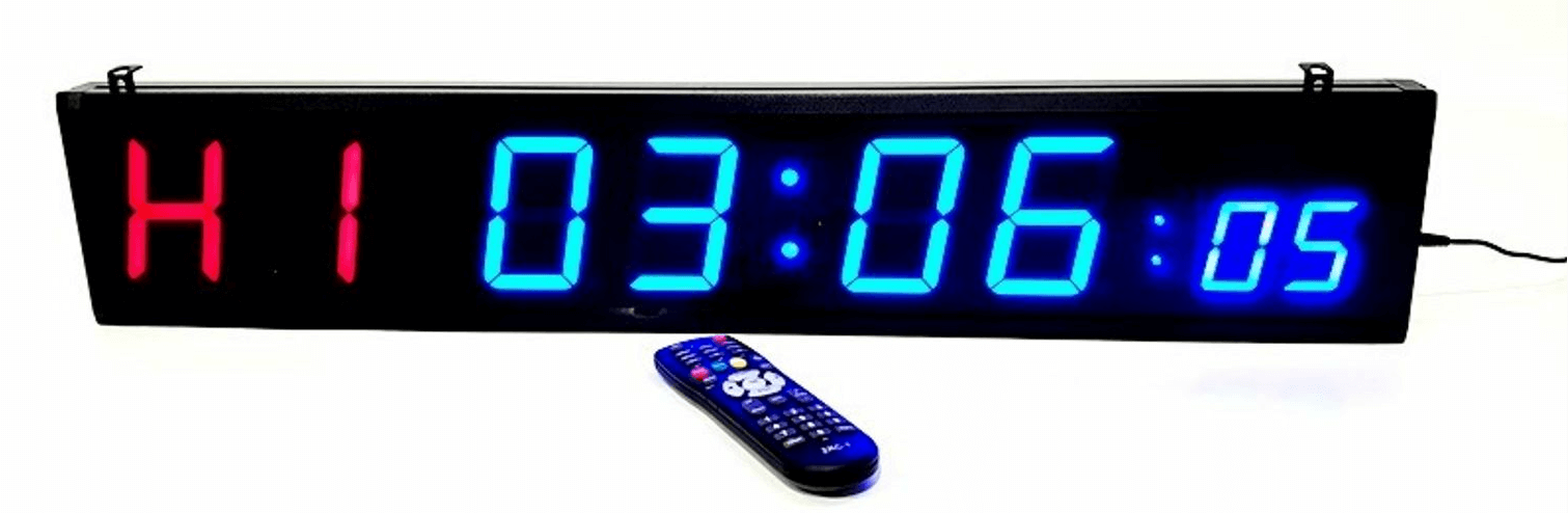 MORGAN 8-DIGIT LED CROSS FUNCTIONAL FITNESS TIMER - Musclemania Fitness MegaStore