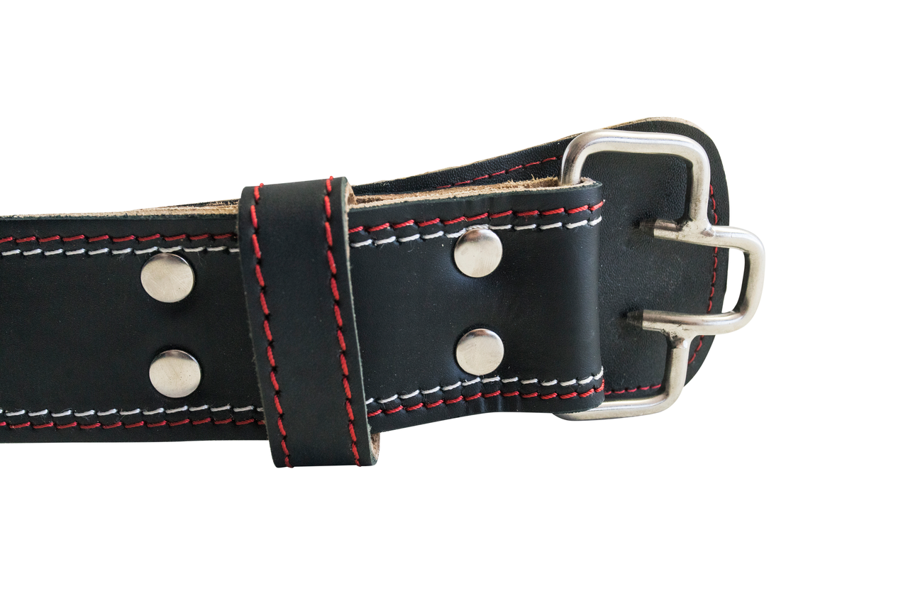 Rappd 6" Pro Series Leather Weight Lifting Belt - Musclemania Fitness MegaStore