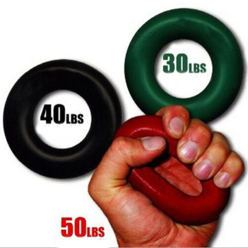 Hand Therapy - Grip Trainer - 40lbs (18.14KGS), (Black) Medium Resistance