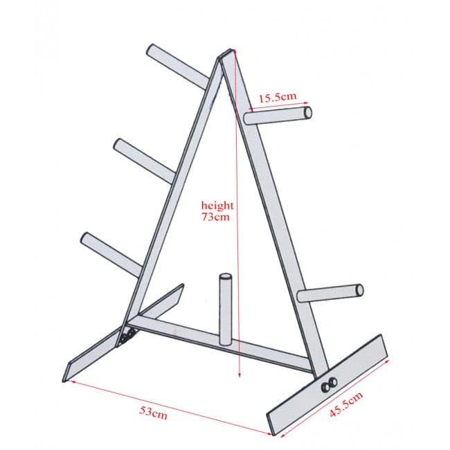 Olympic Weight Triangular Storage Stand