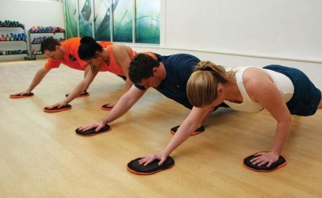 Fitness Glider, Gym Slider Set, pair with carry bag - Complete Body Workout! - Musclemania Fitness MegaStore