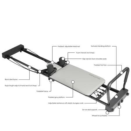 DEMO: Pilates Machine (BOXED)+ FREE Rebounder Attachment And Stand