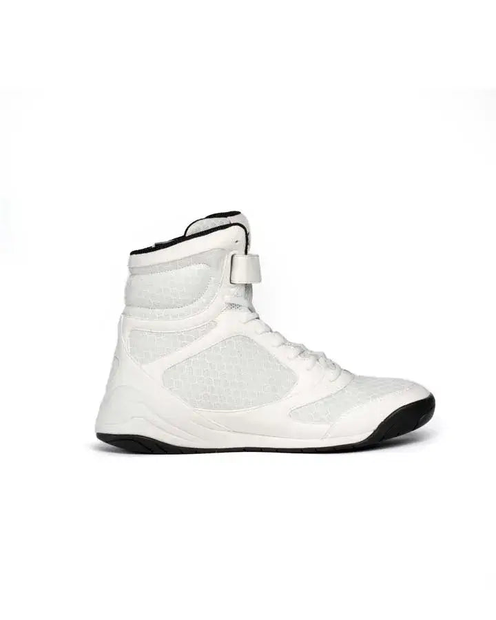 EVERLAST ELITE2 HI-TOP BOXING BOOT - WHITE/BLACK