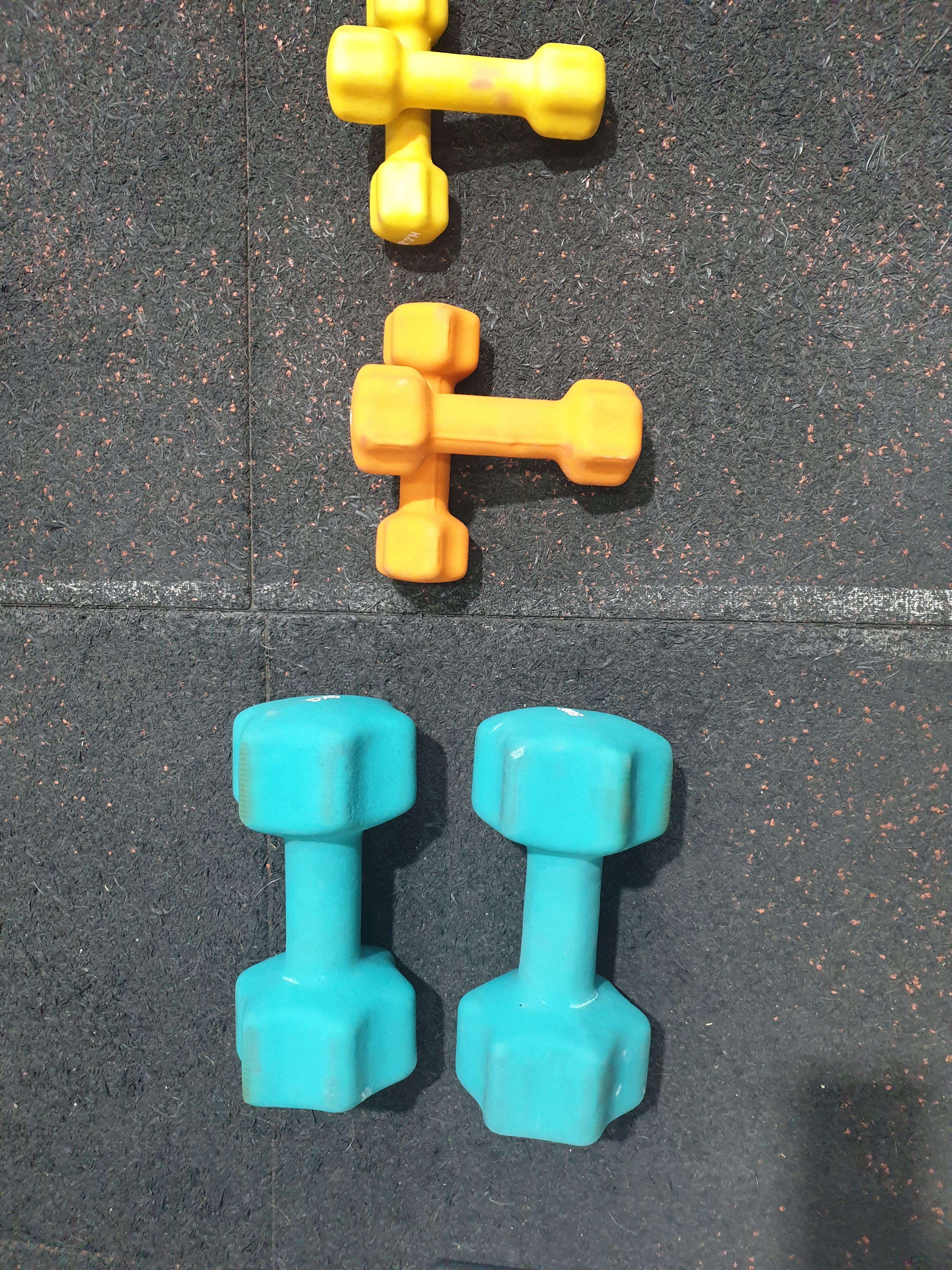 Neoprene Dumbbell Pairs for Home Gym & Fitness  - Final Clearance Sale - Ex-Display Showroom Stock