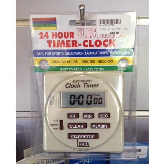 24 Hour Electronic Timer- Clock Musclemania Fitness MegaStore