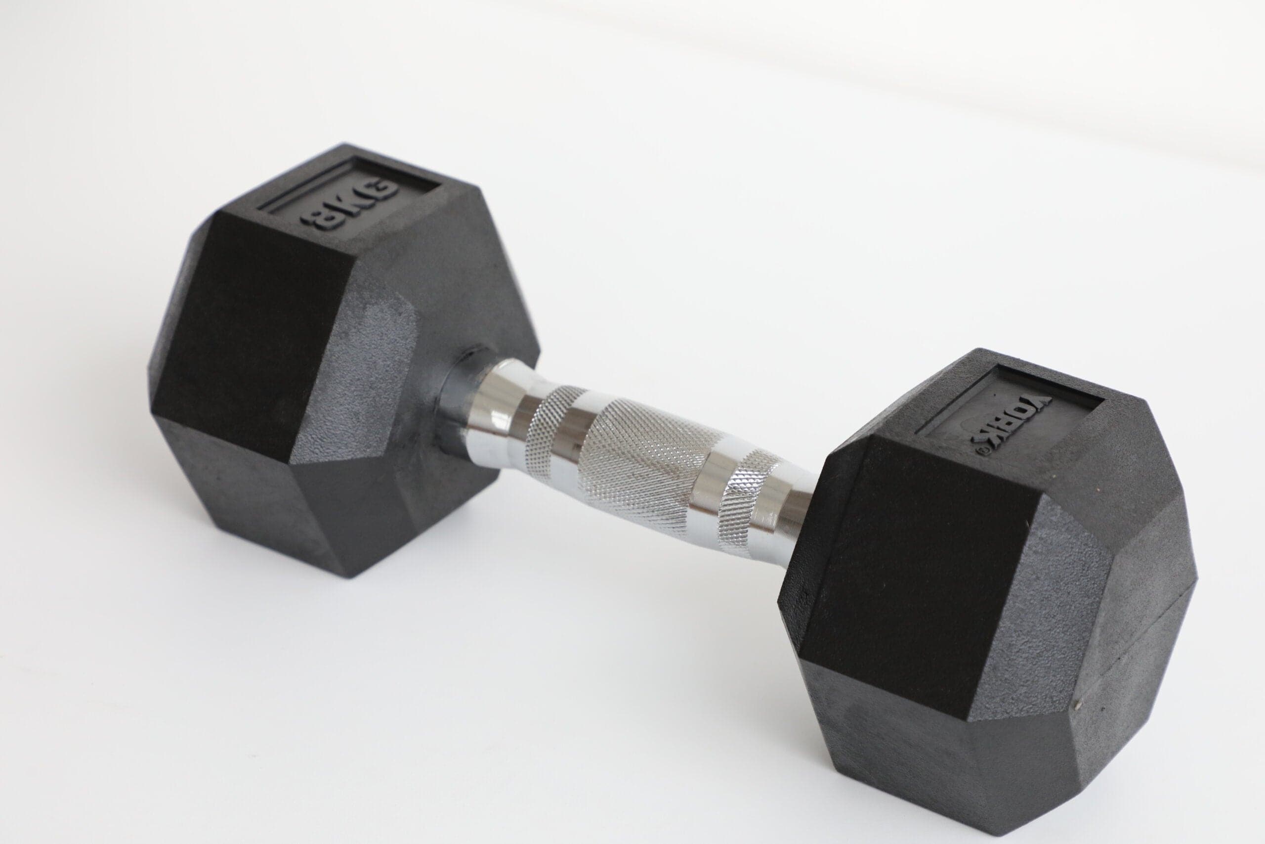 York Rubber Hex Dumbbells