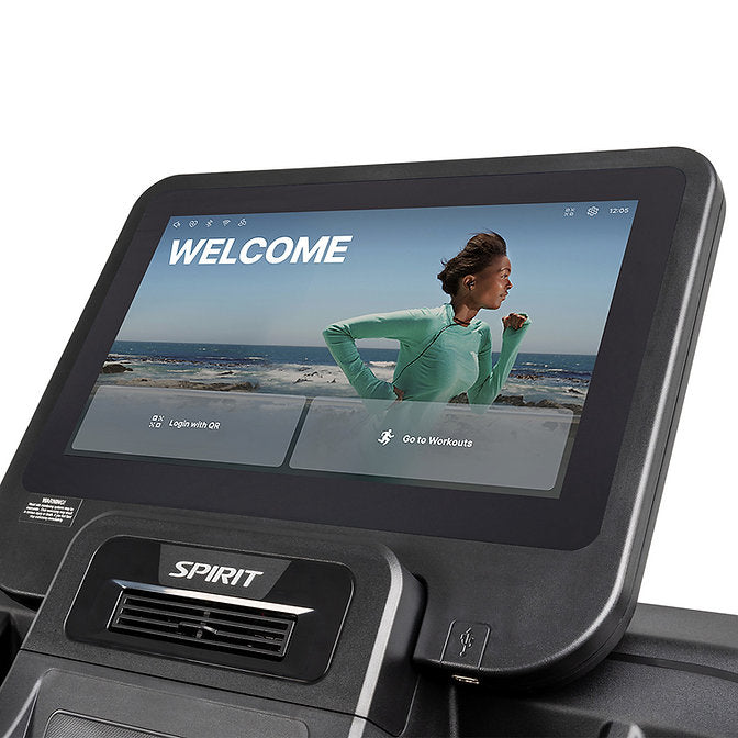 SPIRIT COMMERCIAL CT800ENT TREADMILL - 3.0 H/P AC MOTOR WITH ENTERTAINMENT SCREEN