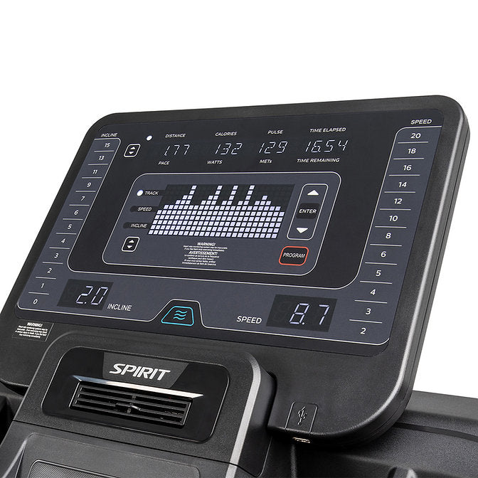 SPIRIT COMMERCIAL CT800+ TREADMILL - 3.0 H/P AC MOTOR