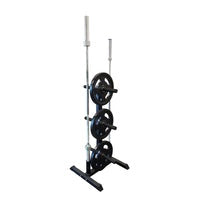 Olympic & Bumper Plate & Bar Vertical Storage Rack