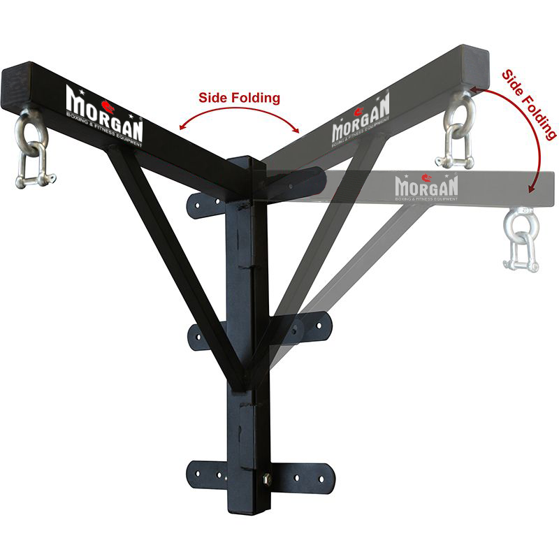 Advanced Boxing Package | 5ft Morgan Punch Bag, Folding Wall Bracket & Hand Wraps