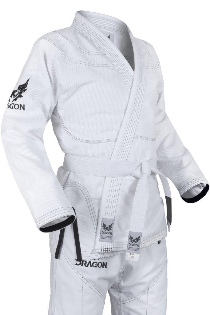 DRAGON V2 450GSM BJJ GI - IBJJF APPROVED (WHITE)