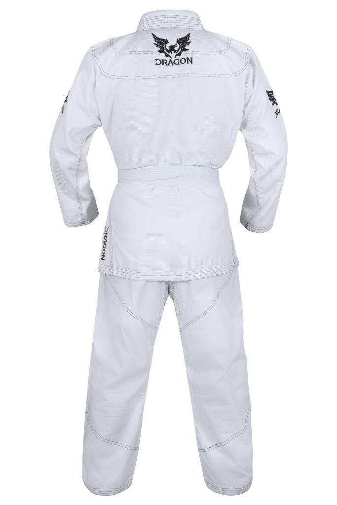 DRAGON V2 450GSM BJJ GI - IBJJF APPROVED (WHITE)
