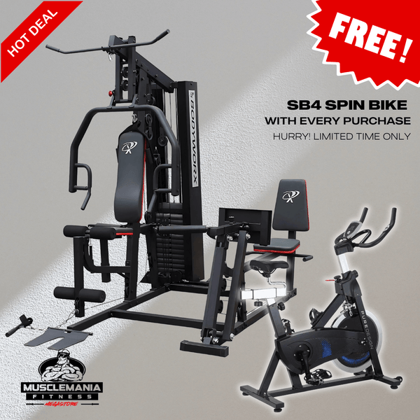 Bodyworx home gym with leg press sale