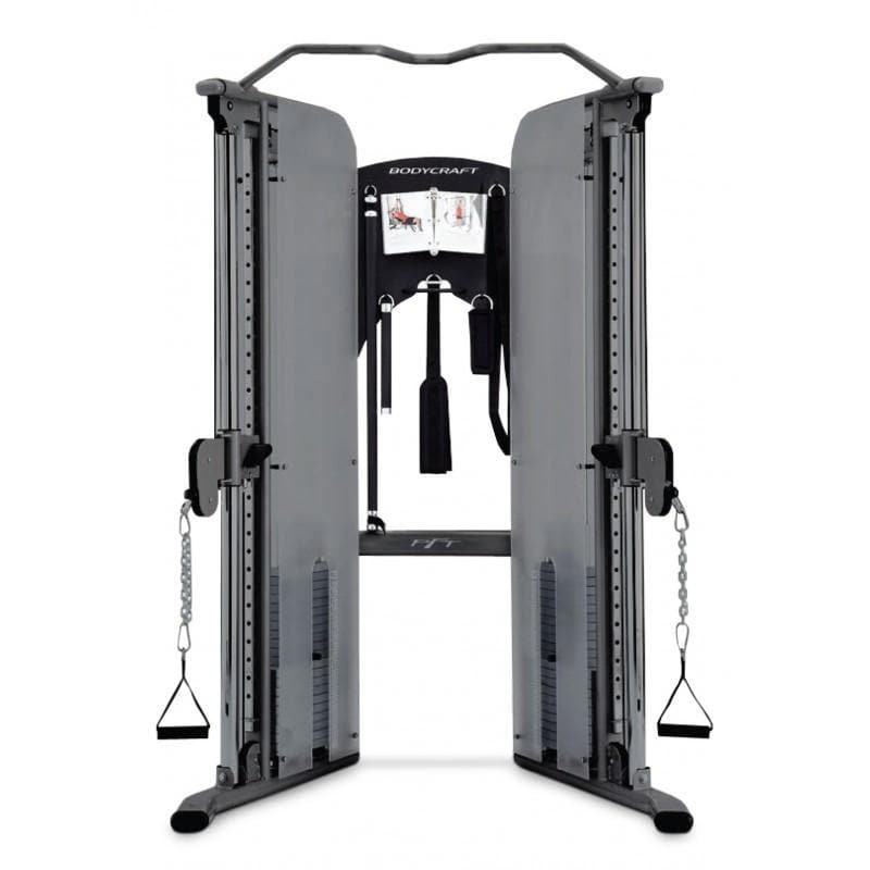 Bodycraft LPFTG Functional Trainer - Acrylic Covers 2 x165lb W. Stacks Musclemania Fitness MegaStore
