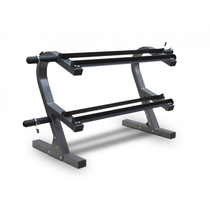 Bodyworx 7390DBR 2 Tier Dumbbell Rack , Adjustable Musclemania Fitness MegaStore