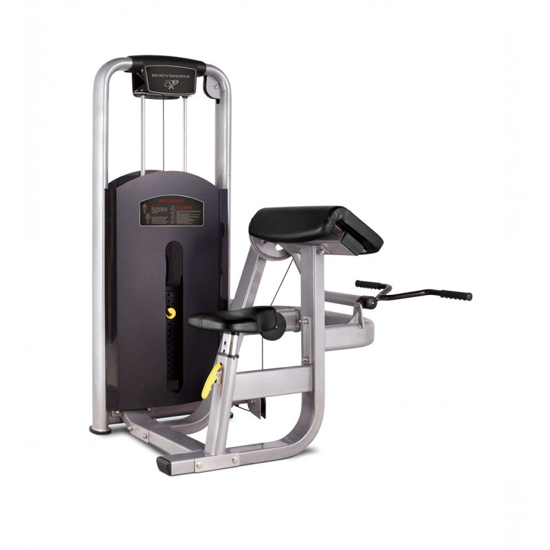 Bodyworx Commercial YMVY-006 BICEP CURL Machine, 80kg Weight Stack Musclemania Fitness MegaStore