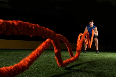 MORGAN BATTLE ROPE 15M x 50MM | COMMERCIAL INDOOR AND OUTDOOR STRENGTH TRAINING ROPE