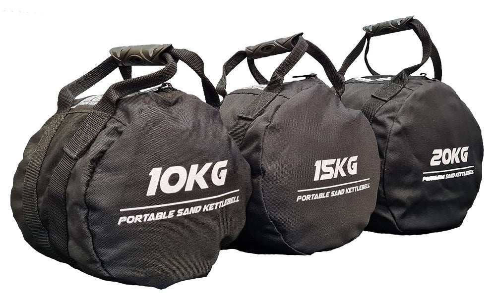 MORGAN PORTABLE SAND KETTLEBELL SET (10KG-15KG-20KG)