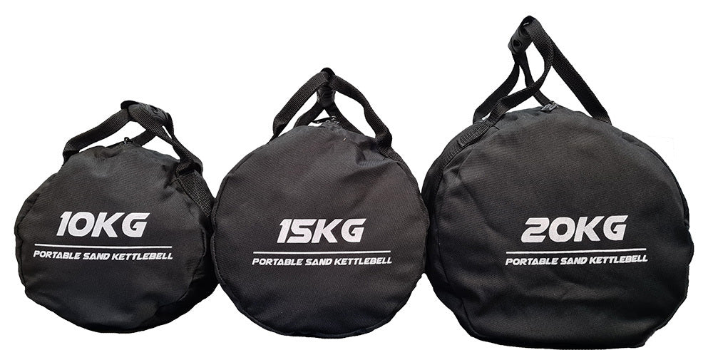 MORGAN PORTABLE SAND KETTLEBELL SET (10KG-15KG-20KG)