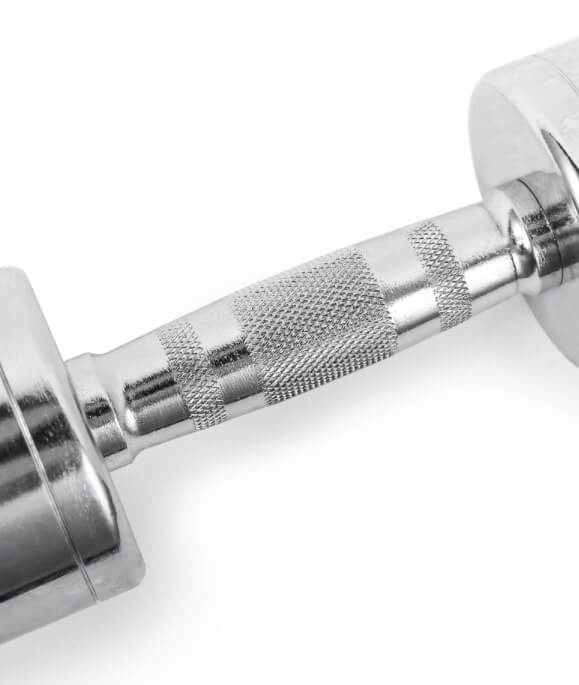 Chrome Dumbbells 1–10kg (Pairs) Package | Premium Solid Steel Dumbbells